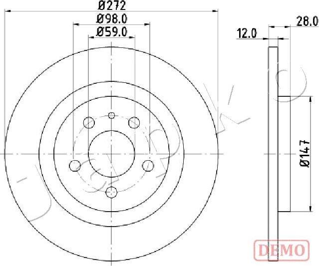 Japko 610606C - Disque de frein cwaw.fr