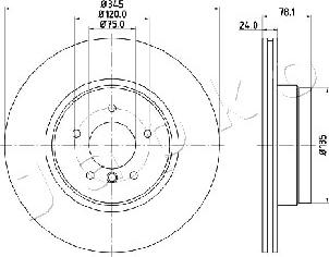 Japko 610130 - Disque de frein cwaw.fr