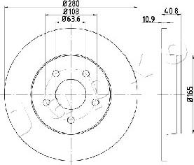 Japko 610301 - Disque de frein cwaw.fr