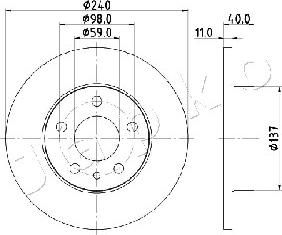 Japko 610209 - Disque de frein cwaw.fr