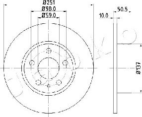 Japko 610202 - Disque de frein cwaw.fr