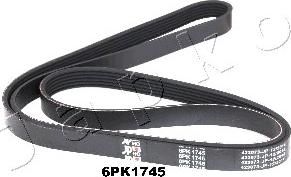 Japko 6PK1745 - Courroie trapézoïdale à nervures cwaw.fr