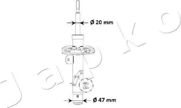 Japko MJ00940 - Amortisseur cwaw.fr