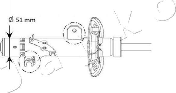 Japko MJ01131 - Amortisseur cwaw.fr