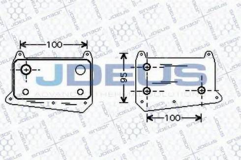 Jdeus 417M25 - Radiateur d'huile cwaw.fr