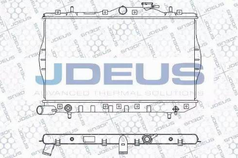 Jdeus 054M10 - Radiateur, refroidissement du moteur cwaw.fr