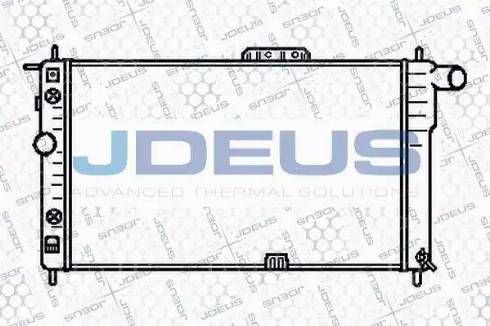 Jdeus 056M04 - Radiateur, refroidissement du moteur cwaw.fr