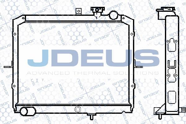 Jdeus 065M04 - Radiateur, refroidissement du moteur cwaw.fr