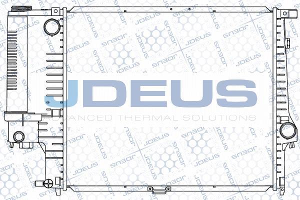 Jdeus 005M47 - Radiateur, refroidissement du moteur cwaw.fr