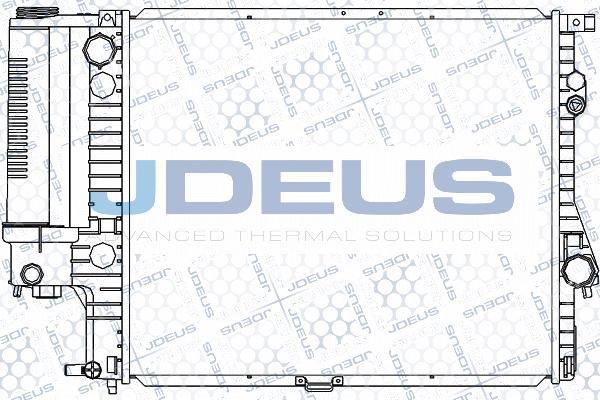 Jdeus 005M58 - Radiateur, refroidissement du moteur cwaw.fr