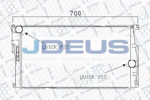 Jdeus 005M32 - Radiateur, refroidissement du moteur cwaw.fr