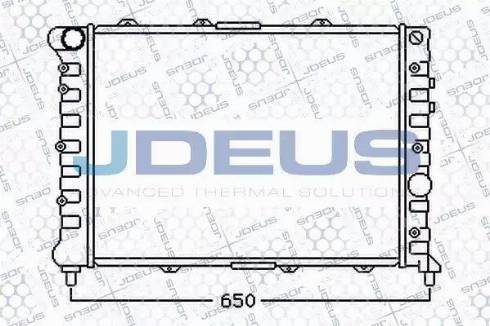 Jdeus 000M10 - Radiateur, refroidissement du moteur cwaw.fr