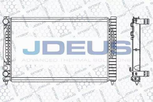 Jdeus 001M07 - Radiateur, refroidissement du moteur cwaw.fr