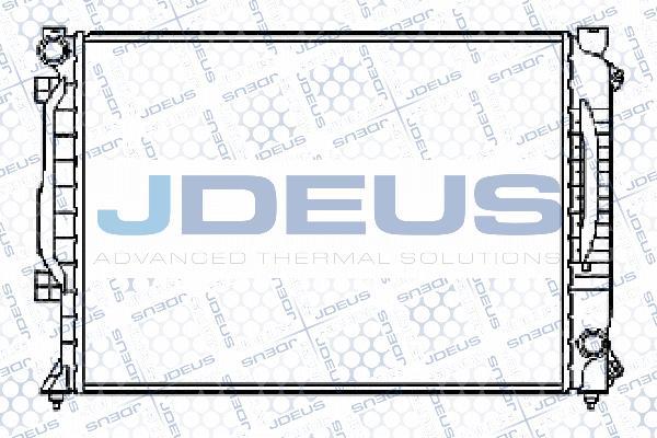 Jdeus 001M16 - Radiateur, refroidissement du moteur cwaw.fr