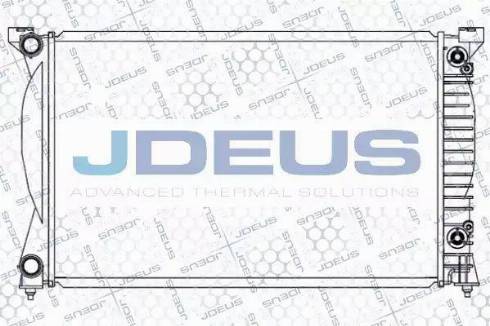 Jdeus 001M27 - Radiateur, refroidissement du moteur cwaw.fr