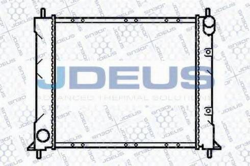 Jdeus 002M16 - Radiateur, refroidissement du moteur cwaw.fr