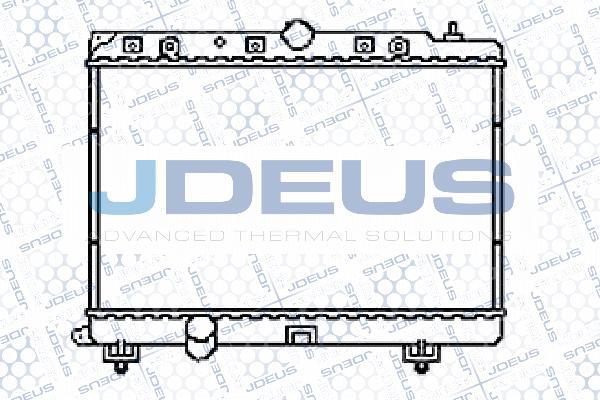 Jdeus 002M12 - Radiateur, refroidissement du moteur cwaw.fr