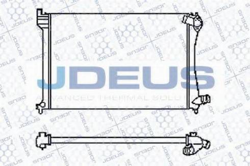 Jdeus 007M50 - Radiateur, refroidissement du moteur cwaw.fr