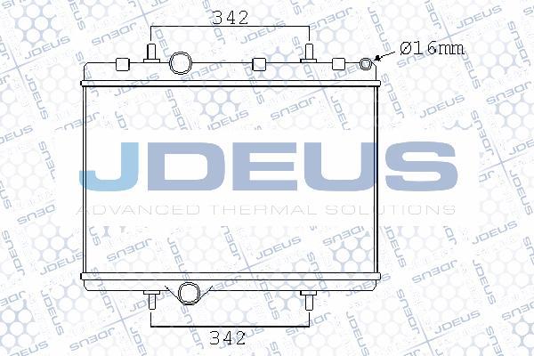 Jdeus 007M58 - Radiateur, refroidissement du moteur cwaw.fr