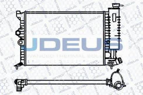 Jdeus 007V18 - Radiateur, refroidissement du moteur cwaw.fr