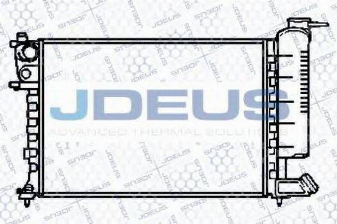 Jdeus 007V13 - Radiateur, refroidissement du moteur cwaw.fr