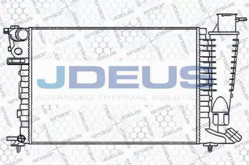 Jdeus 007V12 - Radiateur, refroidissement du moteur cwaw.fr