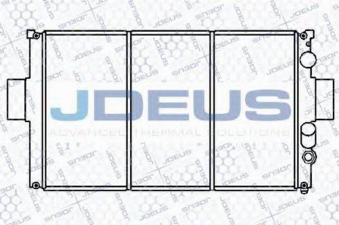 Jdeus 014E04 - Radiateur, refroidissement du moteur cwaw.fr