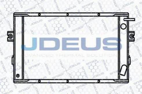 Jdeus 014M07 - Radiateur, refroidissement du moteur cwaw.fr