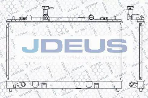 Jdeus 016M29 - Radiateur, refroidissement du moteur cwaw.fr