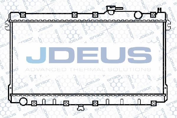 Jdeus 016N24 - Radiateur, refroidissement du moteur cwaw.fr