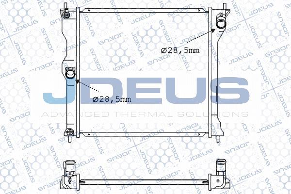 Jdeus 018M72 - Radiateur, moteur électrique cwaw.fr