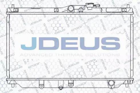 Jdeus 013N19 - Radiateur, refroidissement du moteur cwaw.fr