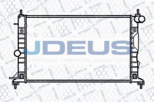 Jdeus 020M53 - Radiateur, refroidissement du moteur cwaw.fr