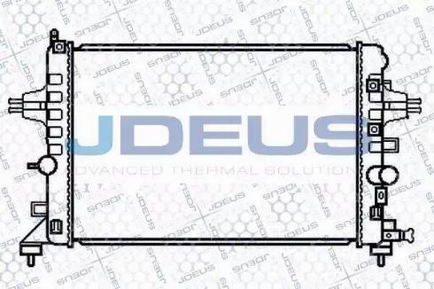 Jdeus 020M60 - Radiateur, refroidissement du moteur cwaw.fr