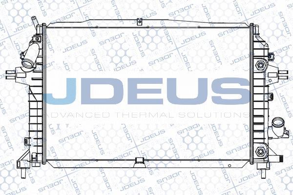 Jdeus 020M62 - Radiateur, refroidissement du moteur cwaw.fr