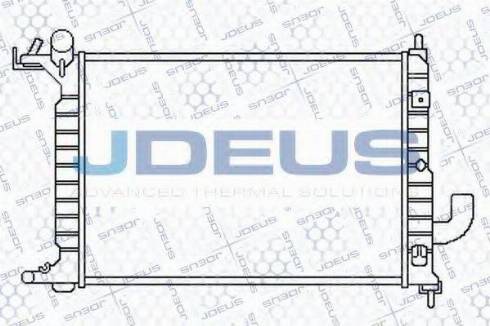 Jdeus 020M33 - Radiateur, refroidissement du moteur cwaw.fr