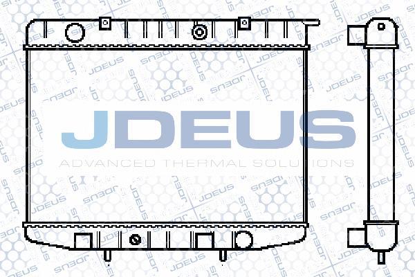 Jdeus 020M25 - Radiateur, refroidissement du moteur cwaw.fr