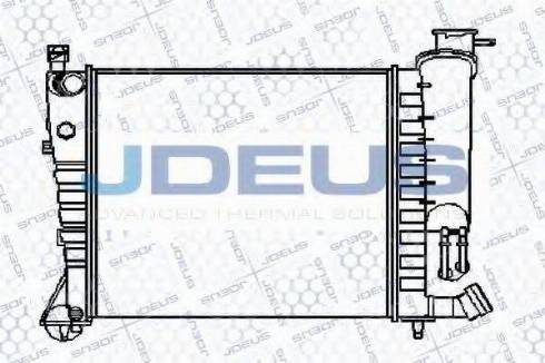 Jdeus 021B21 - Radiateur, refroidissement du moteur cwaw.fr