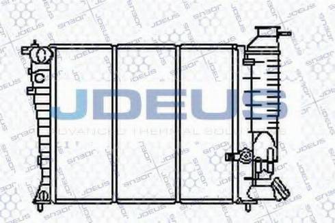 Jdeus 021E31 - Radiateur, refroidissement du moteur cwaw.fr