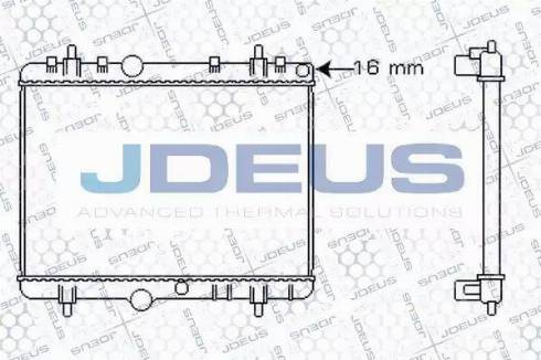 Jdeus 021M49 - Radiateur, refroidissement du moteur cwaw.fr