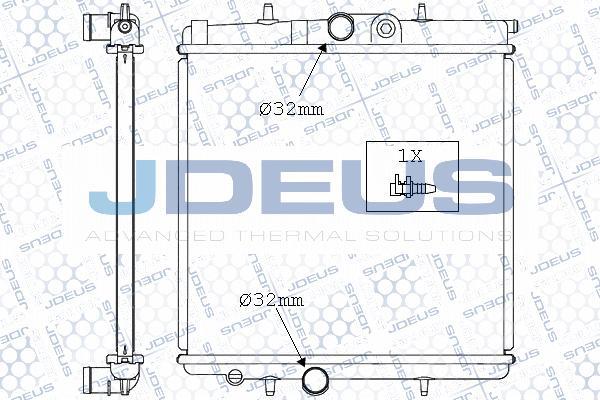 Jdeus 021M36 - Radiateur, refroidissement du moteur cwaw.fr