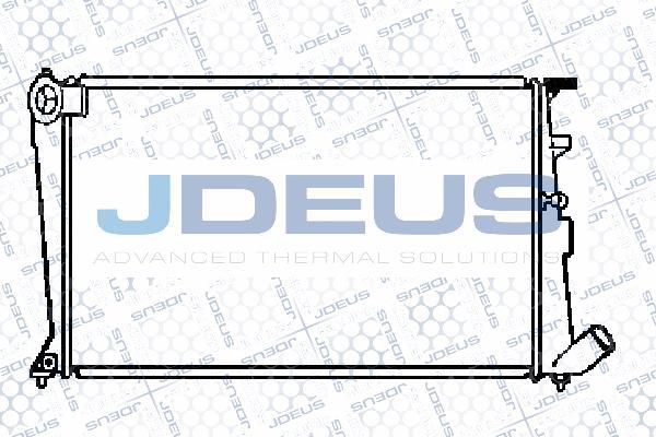 Jdeus 021V28 - Radiateur, refroidissement du moteur cwaw.fr