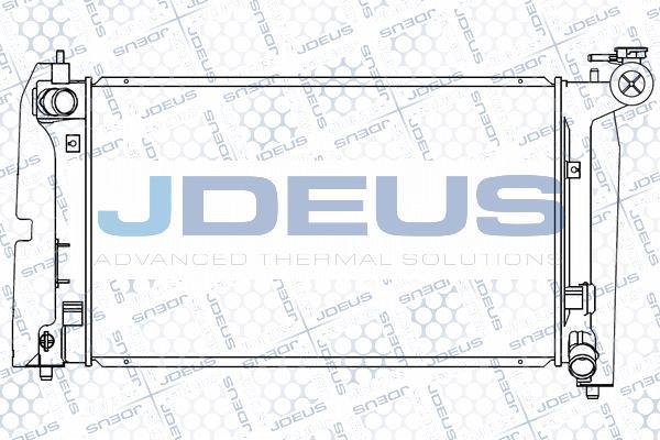 Jdeus 028M57 - Radiateur, refroidissement du moteur cwaw.fr