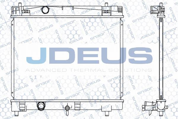 Jdeus 028M68 - Radiateur, refroidissement du moteur cwaw.fr