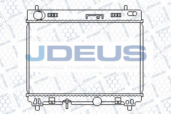 Jdeus 028M67 - Radiateur, refroidissement du moteur cwaw.fr