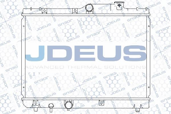 Jdeus 028N47 - Radiateur, refroidissement du moteur cwaw.fr