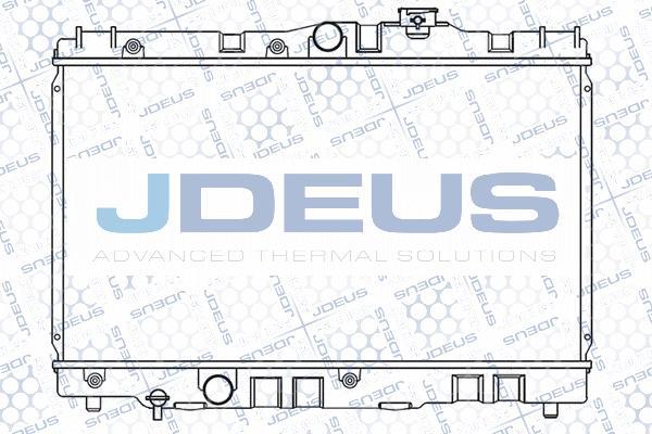 Jdeus 028N11 - Radiateur, refroidissement du moteur cwaw.fr