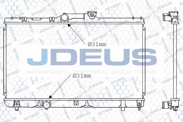 Jdeus 028N21 - Radiateur, refroidissement du moteur cwaw.fr