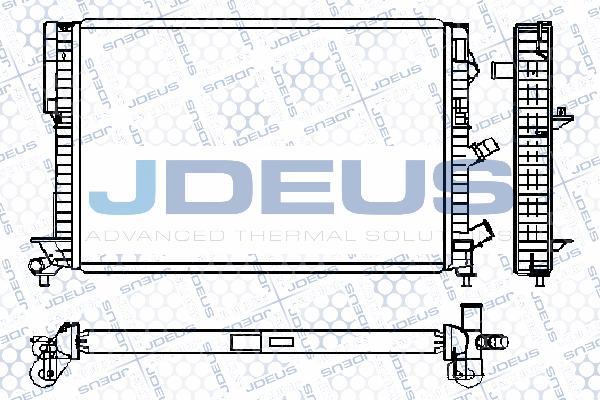 Jdeus 023B49 - Radiateur, refroidissement du moteur cwaw.fr