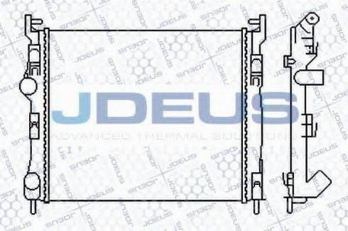 Jdeus 023M41 - Radiateur, refroidissement du moteur cwaw.fr